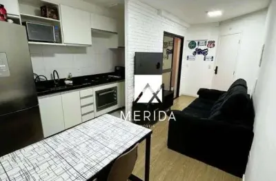 Apartamento com 1 dormitório à venda, 41 m² por r$ 315.000,00 - vila valparaíso - santo andré/sp