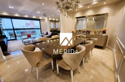 Apartamento com 4 dormitórios à venda, 290 m² por r$ 3.900.000,00 - vila bastos - santo andré/sp