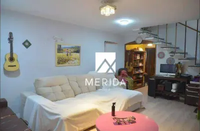 Sobrado com 3 dormitórios à venda, 180 m² por r$ 680.000,00 - campestre - santo andré/sp