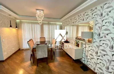 Apartamento com 3 dormitórios para alugar, 125 m² por r$ 9.720,00/mês - jardim - santo andré/sp