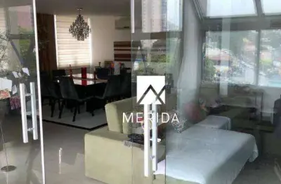 Apartamento com 4 dormitórios à venda, 286 m² por r$ 1.590.000,00 - jardim - santo andré/sp