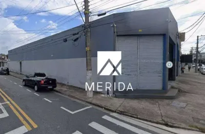 Galpão para alugar, 350 m² por r$ 16.600,00/mês - jardim ocara - santo andré/sp