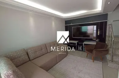 Sobrado com 3 dormitórios à venda, 158 m² por r$ 760.000,00 - vila assunção - santo andré/sp