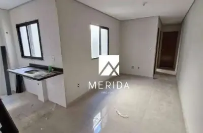 Cobertura com 2 dormitórios à venda, 93 m² por r$ 580.000,00 - campestre - santo andré/sp