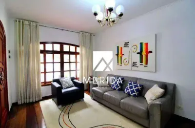 Sobrado com 4 dormitórios à venda, 221 m² por r$ 800.000,00 - jardim - santo andré/sp