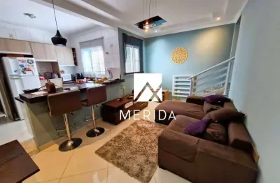 Cobertura com 2 dormitórios à venda, 120 m² por r$ 635.000,00 - vila assunção - santo andré/sp