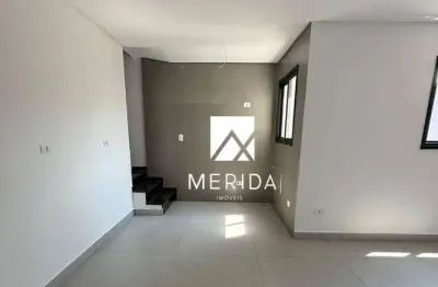 Cobertura com 3 dormitórios à venda, 140 m² - vila pires - santo andré/sp