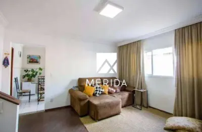 Sobrado com 3 dormitórios à venda, 125 m² por r$ 680.000,00 - campestre - santo andré/sp