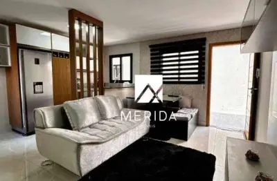 Sobrado com 2 dormitórios à venda, 62 m² por r$ 389.000,00 - vila valparaíso - santo andré/sp