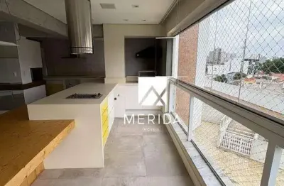 Apartamento com 3 dormitórios, 160 m² - venda por r$ 1.810.000,00 ou aluguel por r$ 7.300,01/mês - vila alpina - santo andré/sp