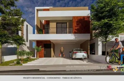 Casa no condomínio terras de gênova - bairro chácara mediterrânea - jundiaí-sp