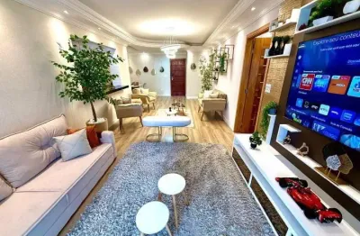 Lindo apartamento com acabamento de alto padrão - 3 dormitórios totalmente mobiliado com jacuzzi na sacada