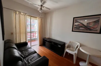 Apartamento mobiliado praia da enseada na avenida dom pedro | localização privilegiada | 02 dormitorios