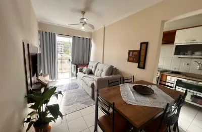 Belíssimo apartamento mobiliado com vista parcial para o mar | 2 dormitórios | prédio com lazer