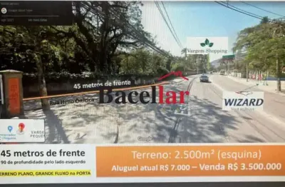 Terreno à venda na estrada dos bandeirantes, jacarepaguá, rio de janeiro por r$ 3.500.000