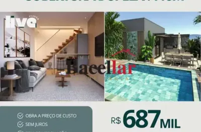 Cobertura à venda na avenida maracanã, tijuca, rio de janeiro, 146 m2 por r$ 687.000