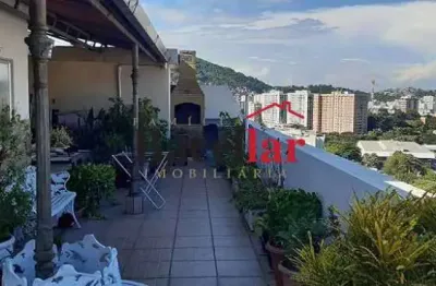 Cobertura com 4 quartos à venda na rua castro barbosa, grajaú, rio de janeiro, 181 m2 por r$ 999.000