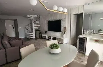 Cobertura duplex para venda tem 322 metros quadrados com 3 quartos em pompéia - santos - sp