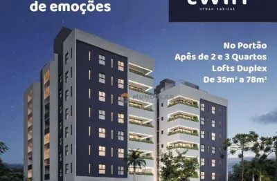 Apartamento com 2 dormitórios à venda, 62 m² por r$ 472.900,00 - portão - curitiba/pr