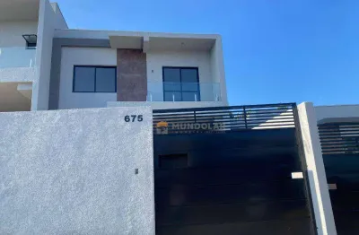 Sobrado com 3 dormitórios à venda, 101 m² por r$ 547.000,00 - costeira - araucária/pr