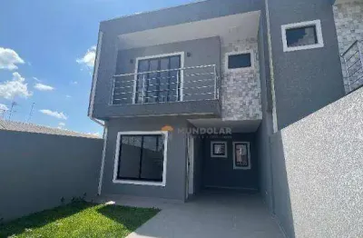 Sobrado com 3 dormitórios à venda, 108 m² por r$ 670.000,00 - estação - araucária/pr