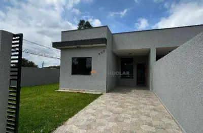 Casa com 3 dormitórios à venda, 69 m² por r$ 450.000,00 - campina da barra - araucária/pr