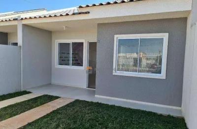 Casa com 2 dormitórios à venda, 42 m² por r$ 231.490,27 - estados - fazenda rio grande/pr