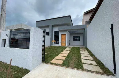 Casa com 3 dormitórios à venda, 70 m² por r$ 450.000,00 - capela velha - araucária/pr