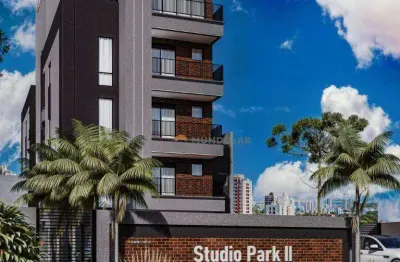 Studio com 1 dormitório à venda, 22 m² por r$ 212.885,00 - portão - curitiba/pr