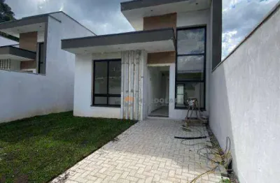 Casa em condomínio com 2 dormitórios à venda, 55 m² por r$ 396.000 - boqueirão - araucária/pr