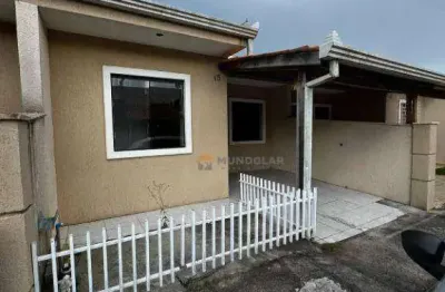 Casa com 3 dormitórios à venda, 57 m² por r$ 280.000,00 - estação - araucária/pr