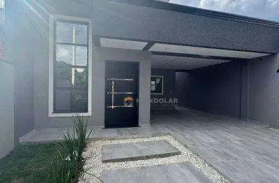 Casa de alto padrão e localização privilegiada com 3 dormitórios à venda, 120 m² por r$ 830.000 - estação - araucária/pr