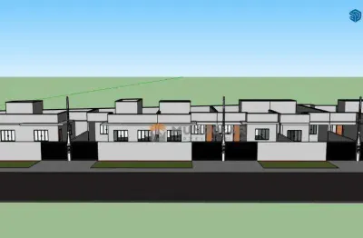 Casa com 2 dormitórios à venda, 62 m² por r$ 399.000 - costeira - araucária/pr