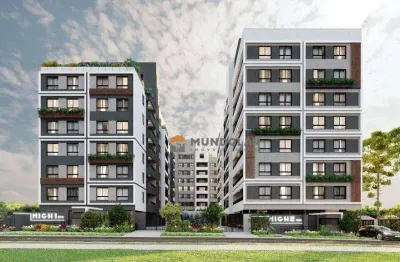Studio com 1 dormitório à venda, 29 m² por r$ 371.900,00 - novo mundo - curitiba/pr