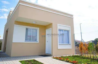 Casa com 2 dormitórios à venda, 52 m² por r$ 320.000,00 - capela velha - araucária/pr