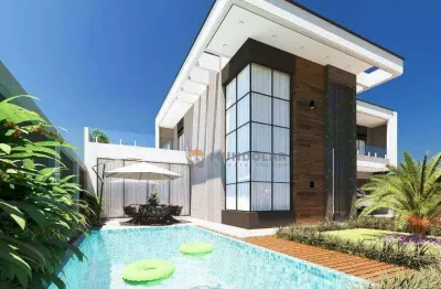 Sobrado com 3 dormitórios à venda, 210 m² por r$ 1.900.000,00 - iguaçu - araucária/pr