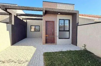 Casa com 3 dormitórios à venda, 84 m² por r$ 650.000 - capela velha - araucária/pr
