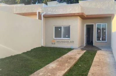 Casa com 3 dormitórios à venda, 52 m² por r$ 390.000,00 - costeira - araucária/pr