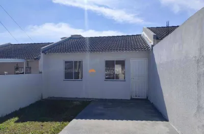 Casa com 2 dormitórios à venda, 42 m² por r$ 190.000,00 - santa terezinha - fazenda rio grande/pr