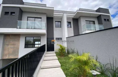 Triplex com 3 dormitórios à venda de alto padrão, 150 m² por r$ 1.190.000 - iguaçu - araucária/pr.