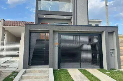 Sobrado de alto padrão com 3 dormitórios à venda, 173 m² por r$ 1.190.000 - cachoeira - araucária/pr