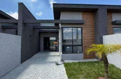 Casa com 3 dormitórios à venda, 62 m² por r$ 429.990,00 - capela velha - araucária/pr