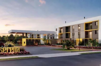 Apartamento com 1 dormitório à venda, 42 m² por r$ 230.000,00 - fazenda velha - araucária/pr