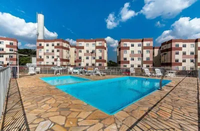 Apartamento mobiliado com 2 dormitórios à venda, 47 m² por r$ 230.000 - capela velha - araucária/pr