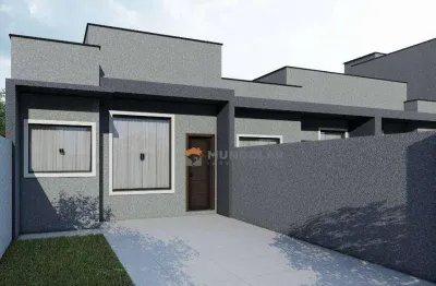 Casa com 3 dormitórios à venda, 60 m² por r$ 400.000 - capela velha - araucária/pr