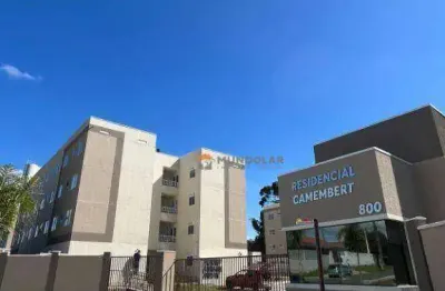 Lindo apartamento novo com 2 dormitórios para alugar, 40 m² por r$ 1.700/mês - tindiquera - araucária/pr