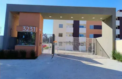 Apartamento com 2 dormitórios para alugar, 61 m² por R$ 1.800/mês - Costeira - Araucária/PR