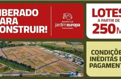 Pronto pra construir | lotes a partir de 250m² em condomínio clube | pagamento facilitado