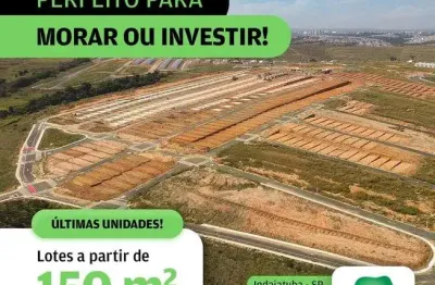 Smart city indaiatuba| lotes residenciais e mistos a partir de 150m² com lazer |facilitado