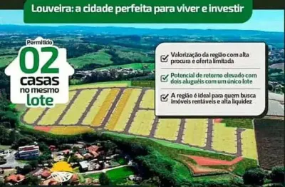 Pagamento facilitado | lotes a partir de 140m² em louveira | ótima localização | próximo a jundiaí